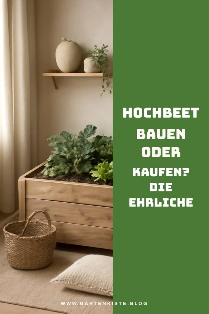 Hochbeet bauen oder kaufen? Die ehrliche Entscheidungshilfe