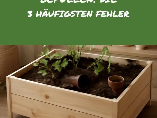 Hochbeet befüllen: Die 3 häufigsten Fehler vermeiden