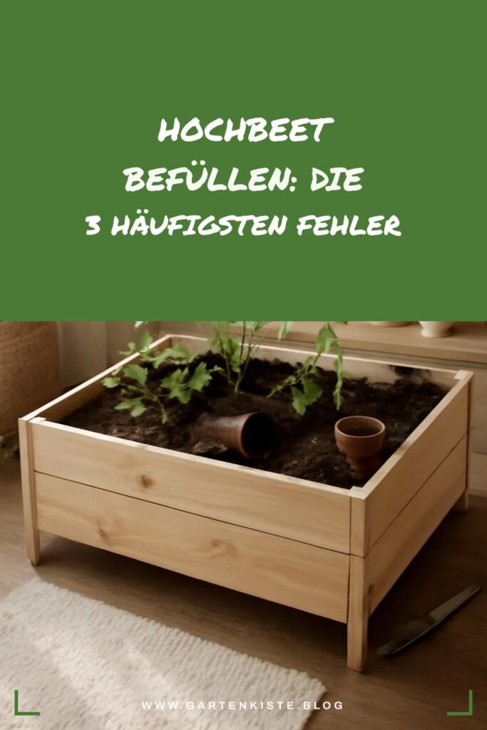 Hochbeet befüllen: Die 3 häufigsten Fehler vermeiden
