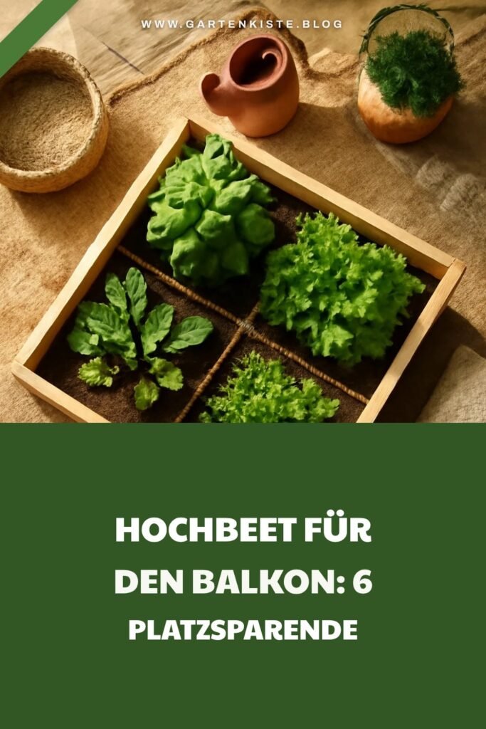 Hochbeet für den Balkon: 6 platzsparende Modelle