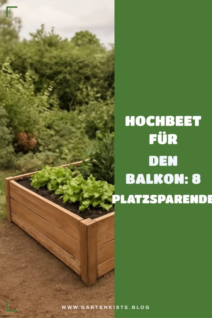 Hochbeet für den Balkon: 8 platzsparende Modelle