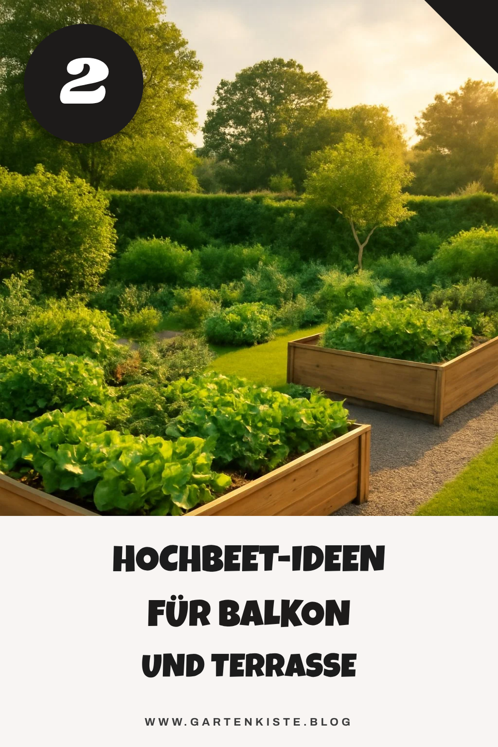Hochbeet für Balkon und Terrasse