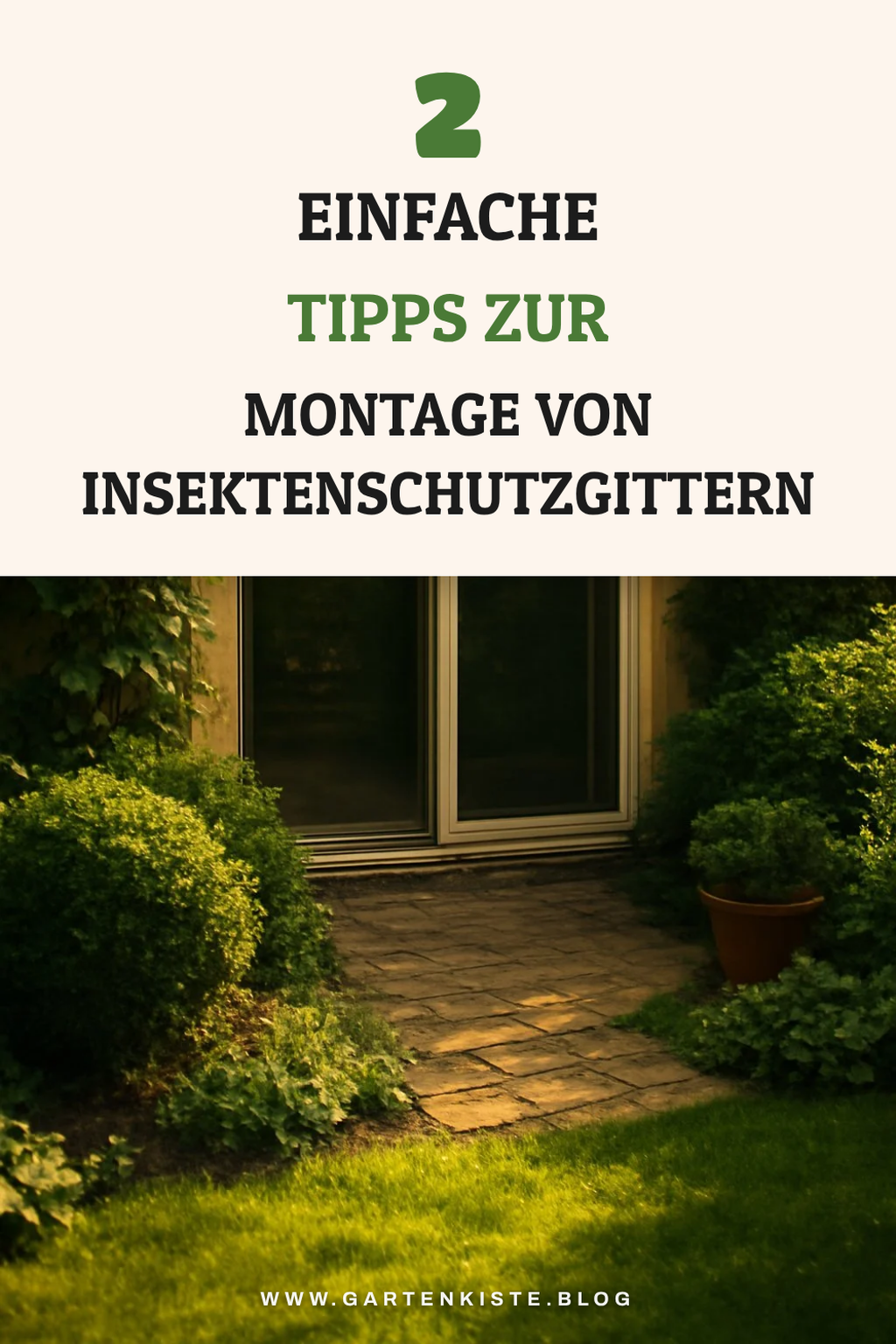 Tipps zur Montage von Insektenschutzgitter
