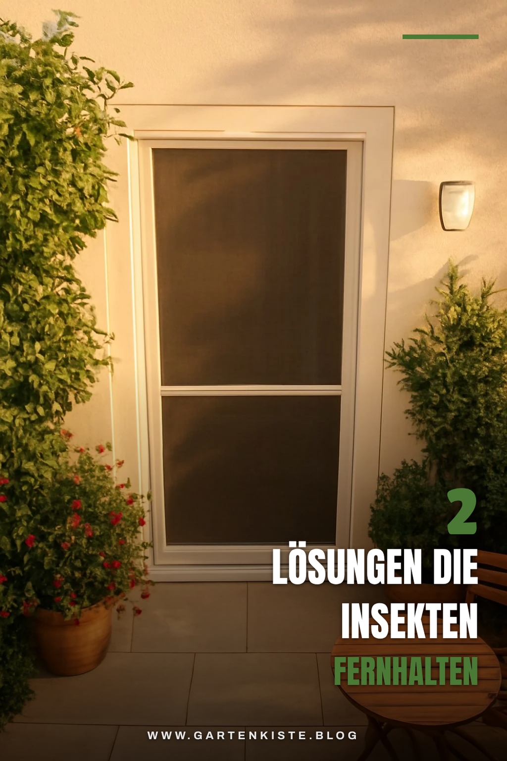 So schützt du deine Balkontür effektiv vor Insekten