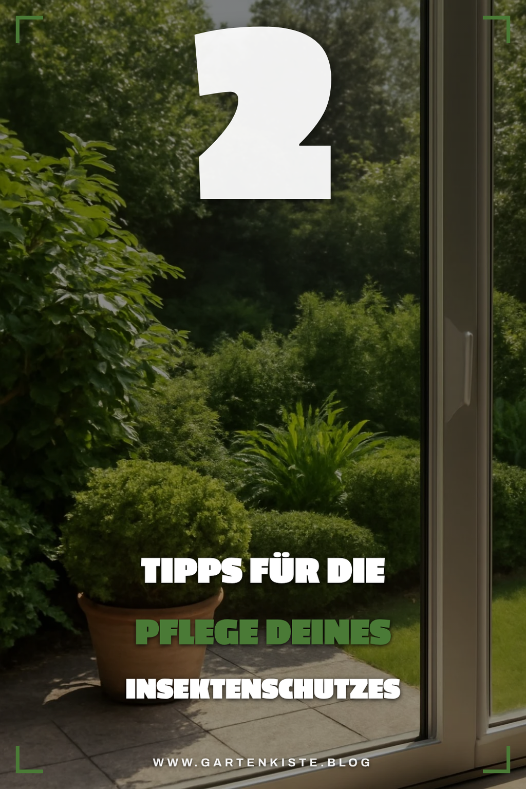 Pflege und Wartung des Insektenschutzes