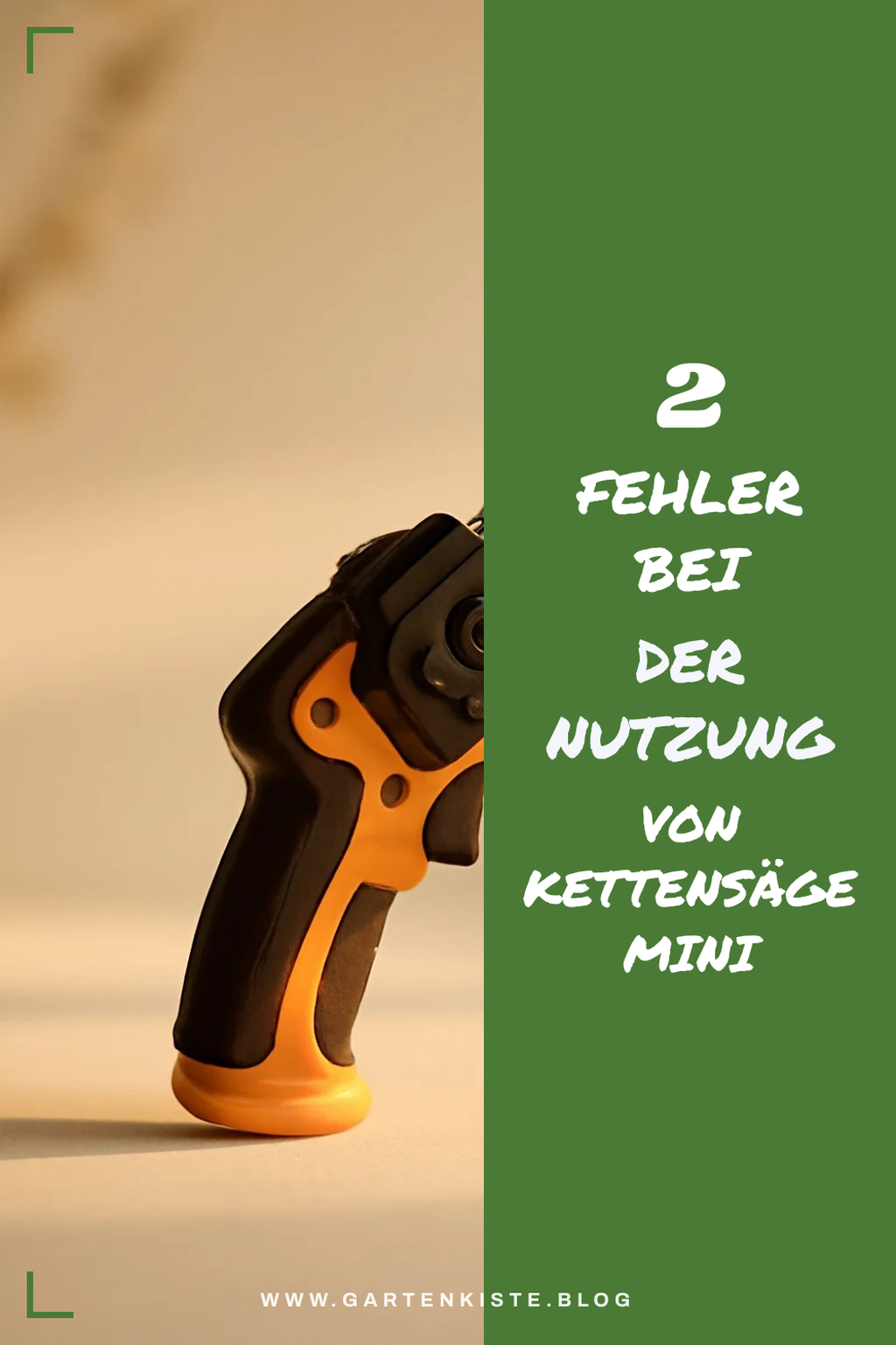Häufige Fehler bei der Nutzung von Kettensägen Mini vermeiden