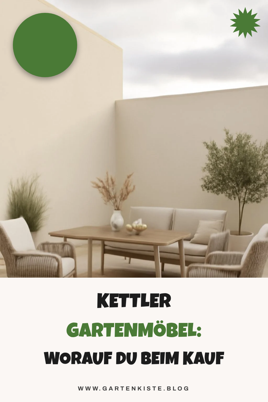 Kettler Gartenmöbel: Worauf du beim Kauf achten musst