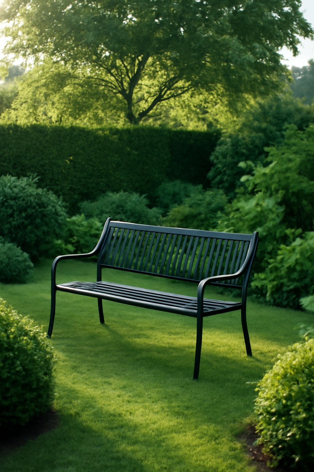 Edelstahl Gartenbank 2-Sitzer