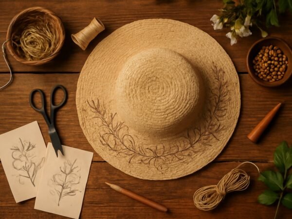 5 Sommer Diy Sommerhut Line Art Blumen Ideen für 2026