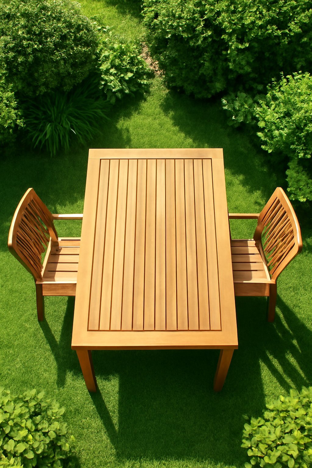 Teak Gartentisch rechteckig 200x100