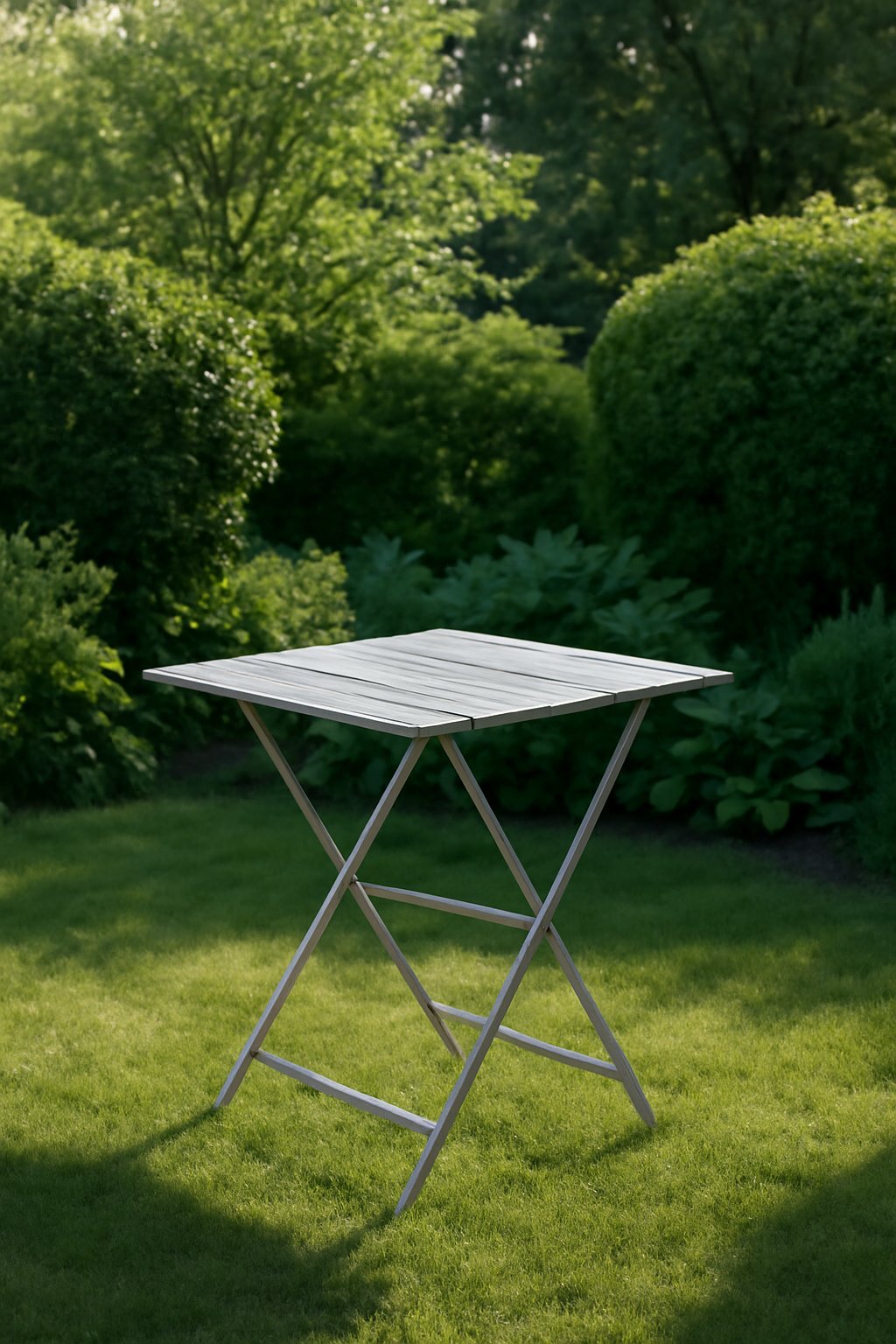 Klappbarer Gartentisch Akazie 150x75