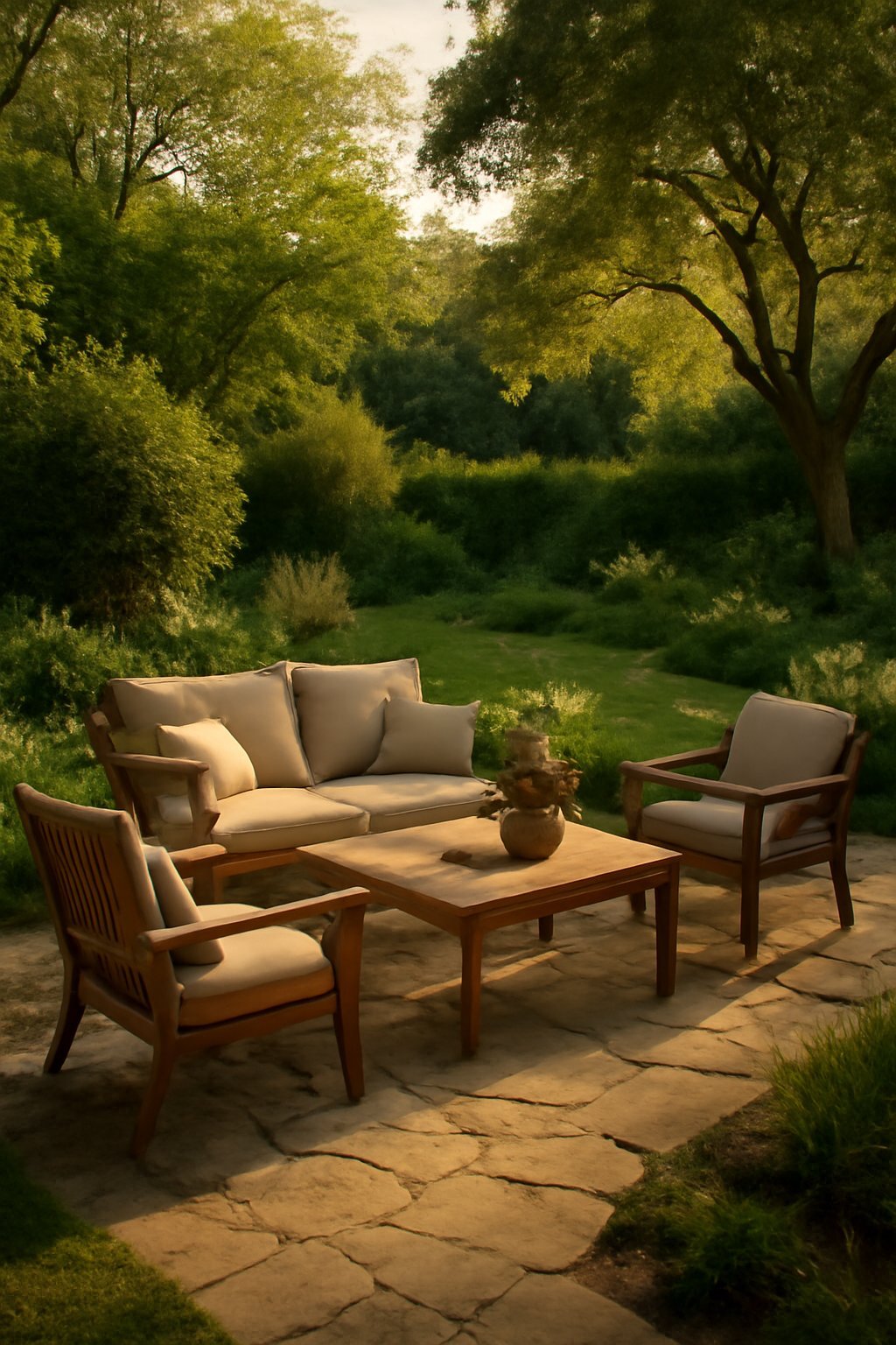 Gartenstuhl Set Kunststoff
