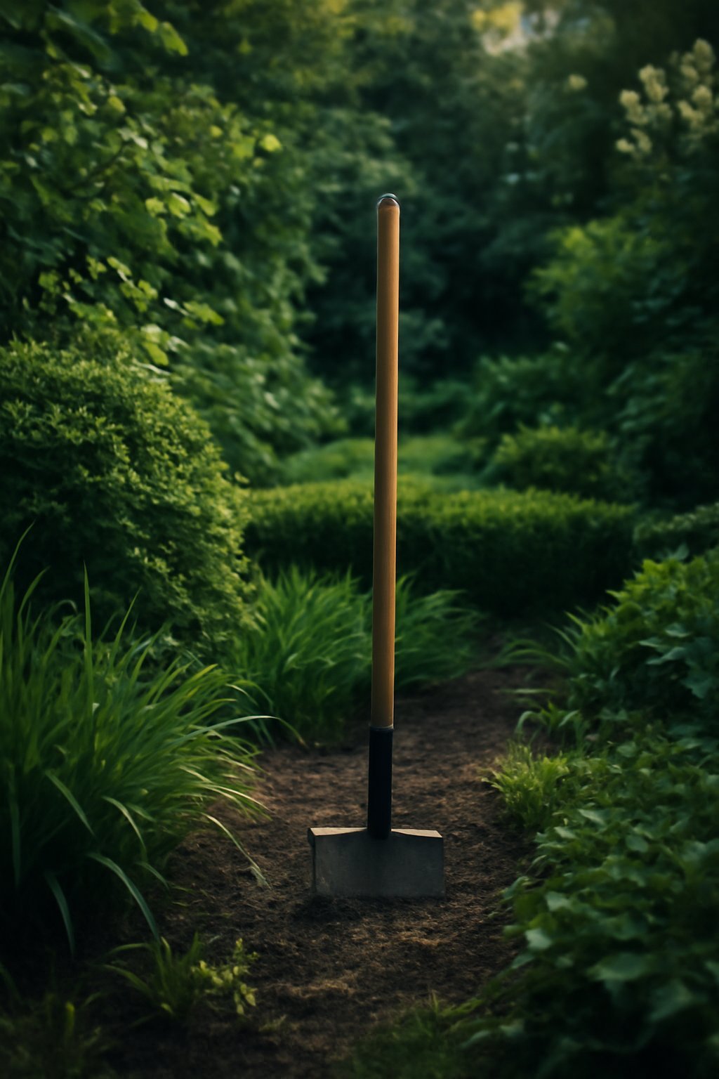 Ergonomische Gartenhacke mit Holzgriff