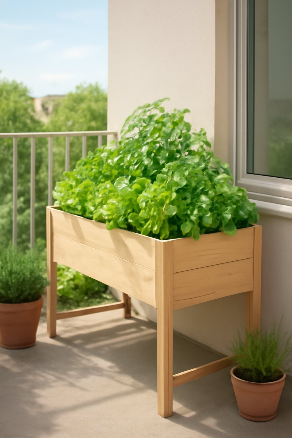 Hochbeet aus Lärchenholz 100x50