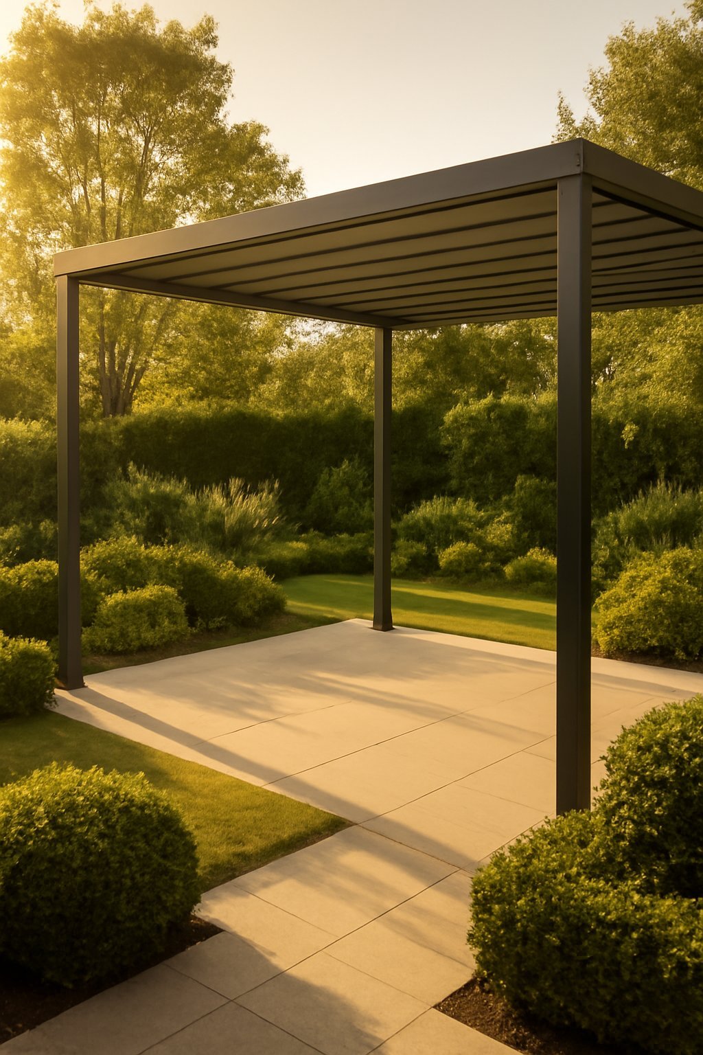 Aluminium Glaswand 2x2m