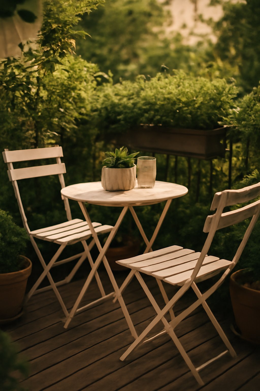 Klapptisch rund für Balkon