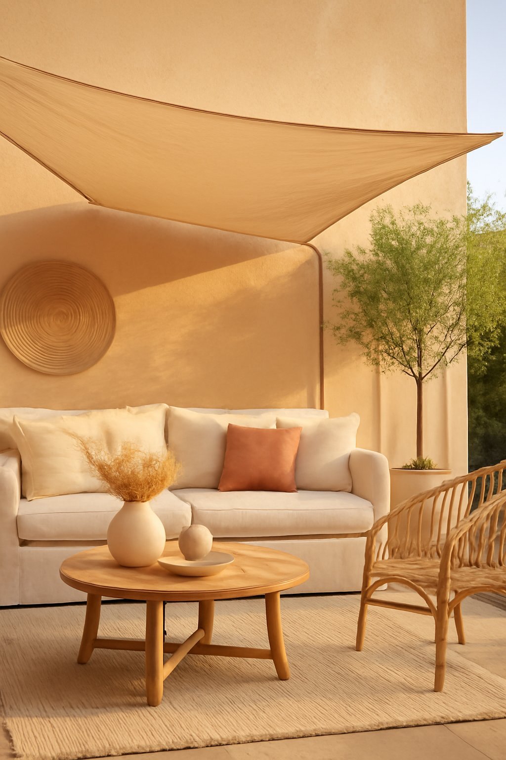 Balkon Sonnensegel 2x3m