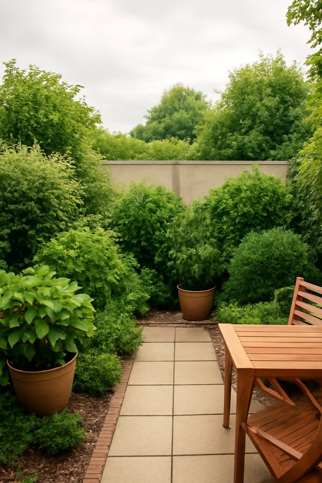 Holz Sichtschutzpaneele für Balkon
