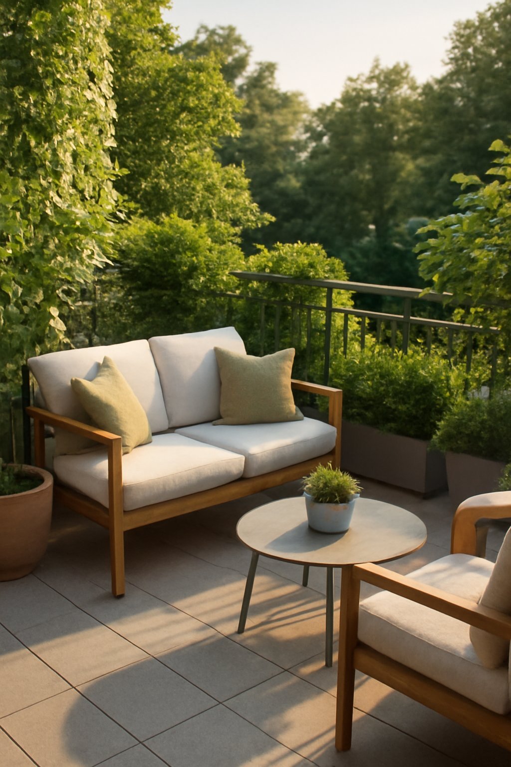 Klappbarer Balkon Tisch Metall