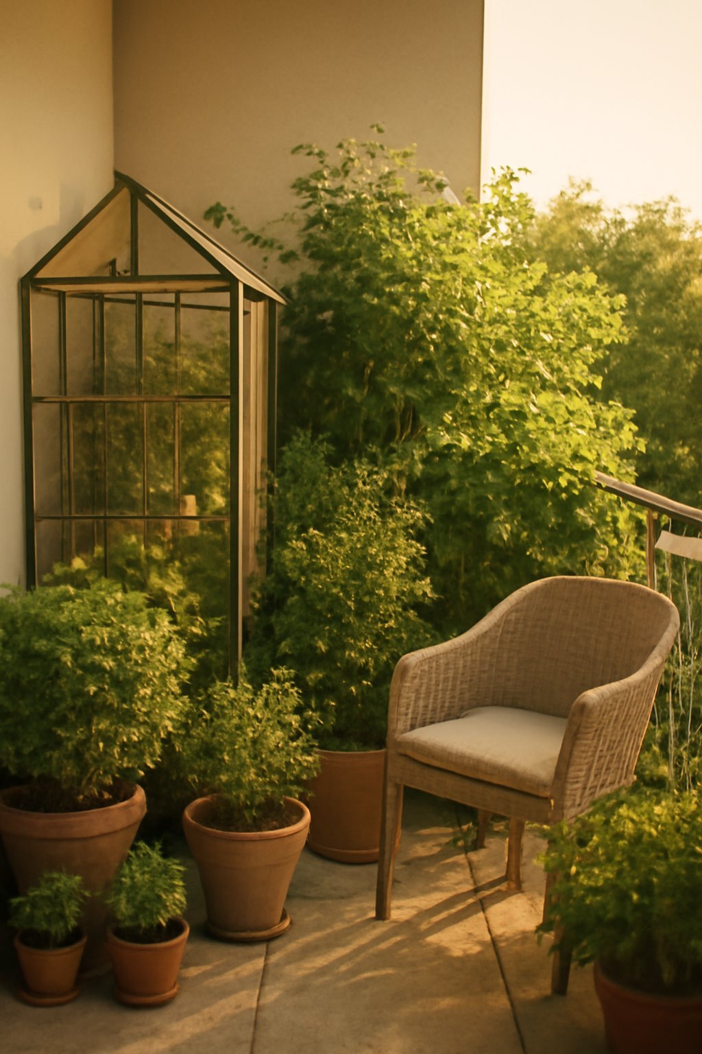 Hochbeet mit Folienabdeckung