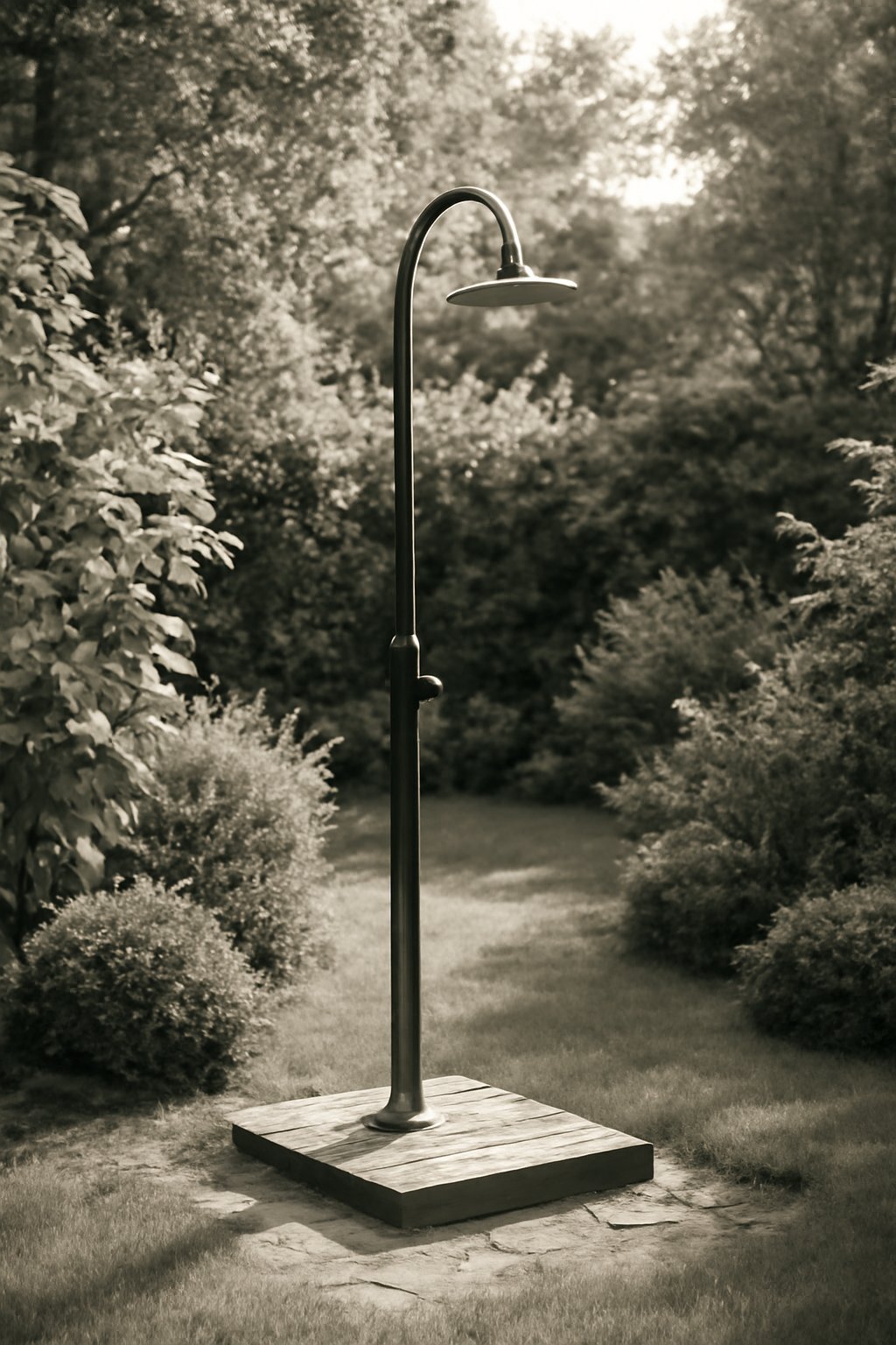 Solar Gartendusche mit Doppelduschkopf