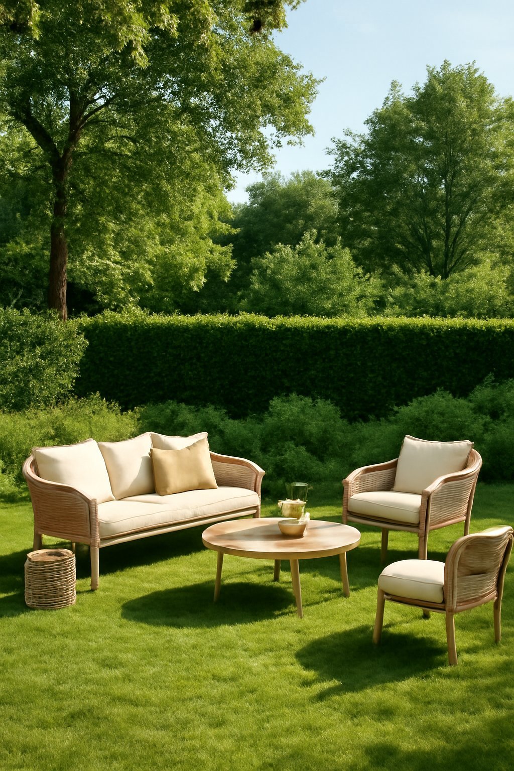 Gartenstuhl verstellbar mit Armlehnen