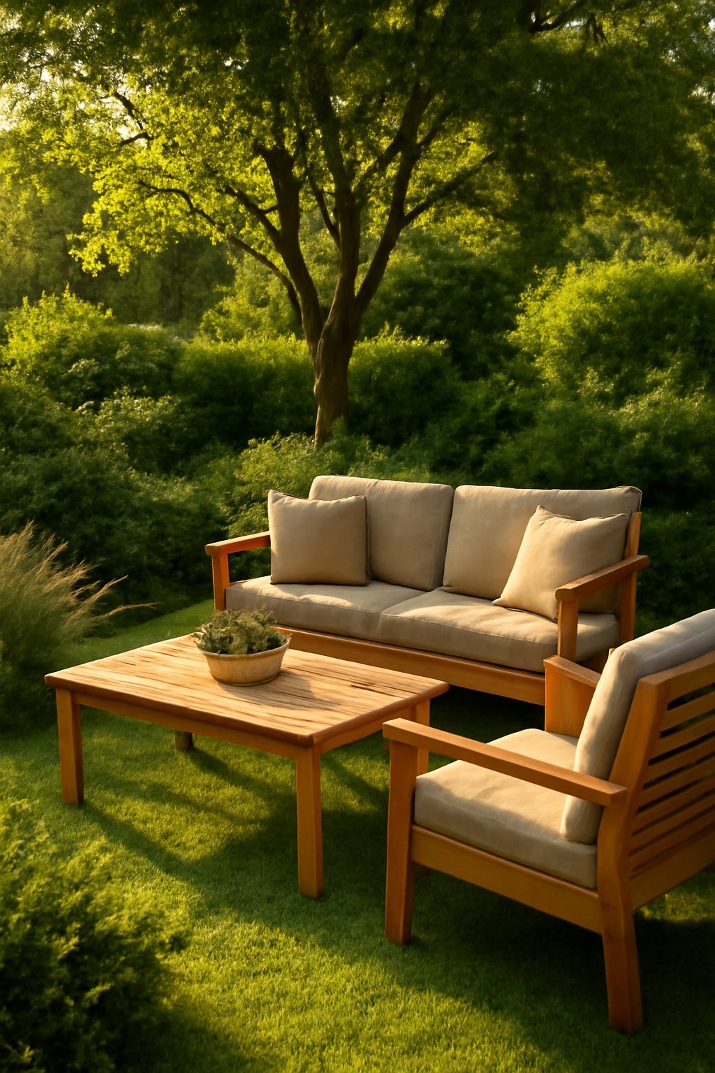 Teakholz Gartenstuhl FSC