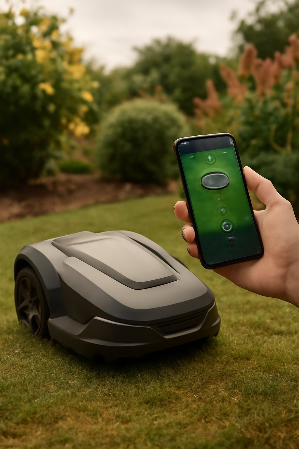 Technologie und App-Steuerung für Mähroboter