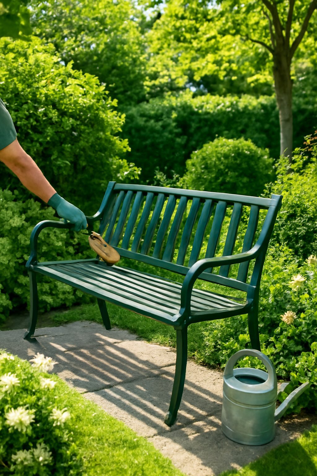 Metallreiniger für Gartenmöbel