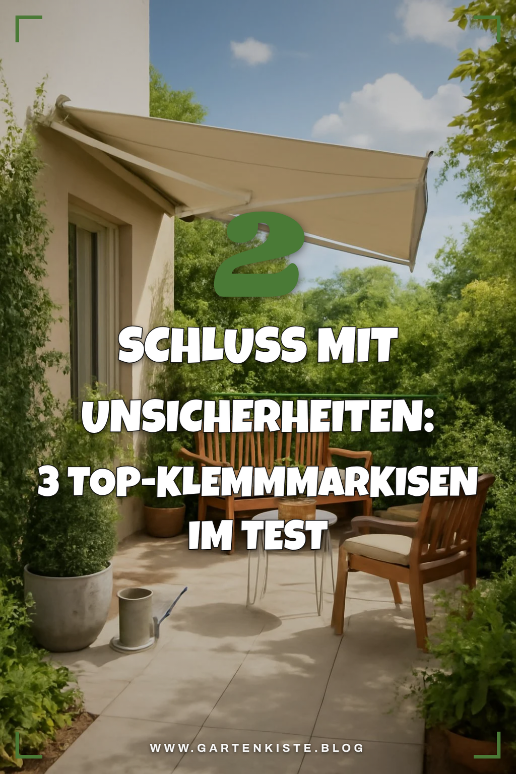 Klemmmarkisen im Test: Die besten Modelle