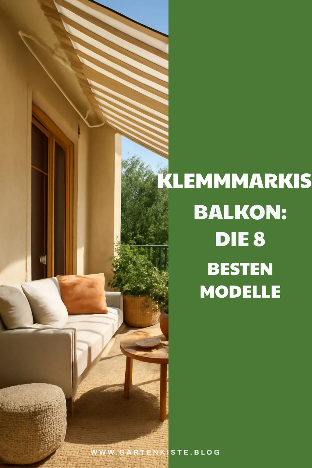 Klemmmarkise Balkon: Die 8 besten Modelle 2026 im Überblick