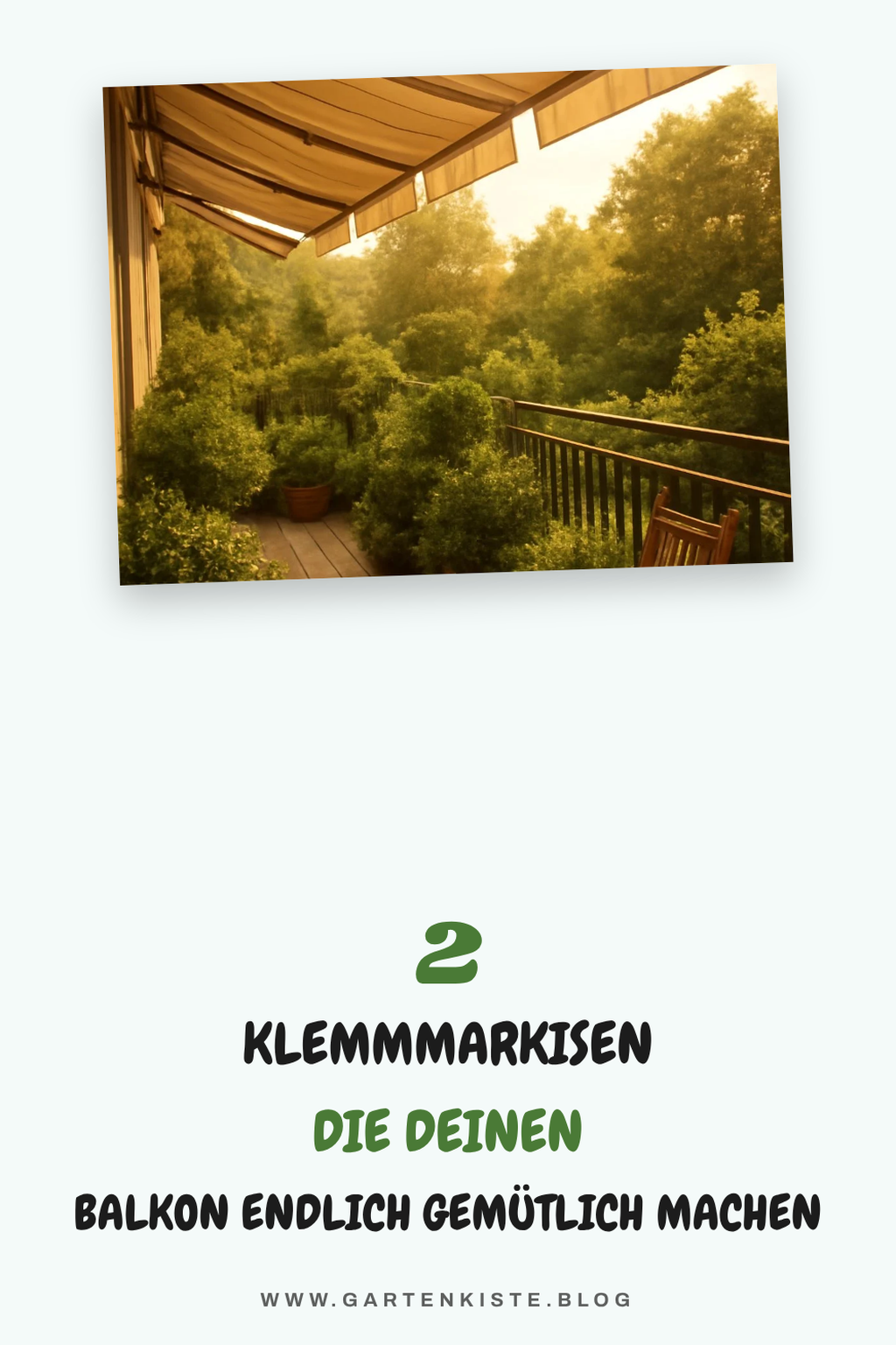 Diese 4 praktischen Klemmmarkisen machen deinen Balkon zum Lieblingsort