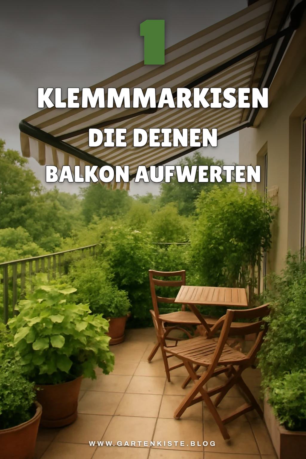 Entdecke die besten Klemmmarkisen für jeden Balkon