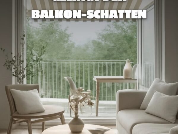 Klemmmarkise montieren: So gelingt der Balkon-Schatten