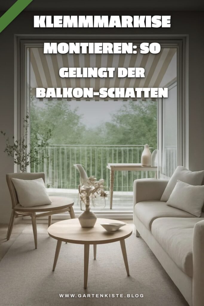 Klemmmarkise montieren: So gelingt der Balkon-Schatten
