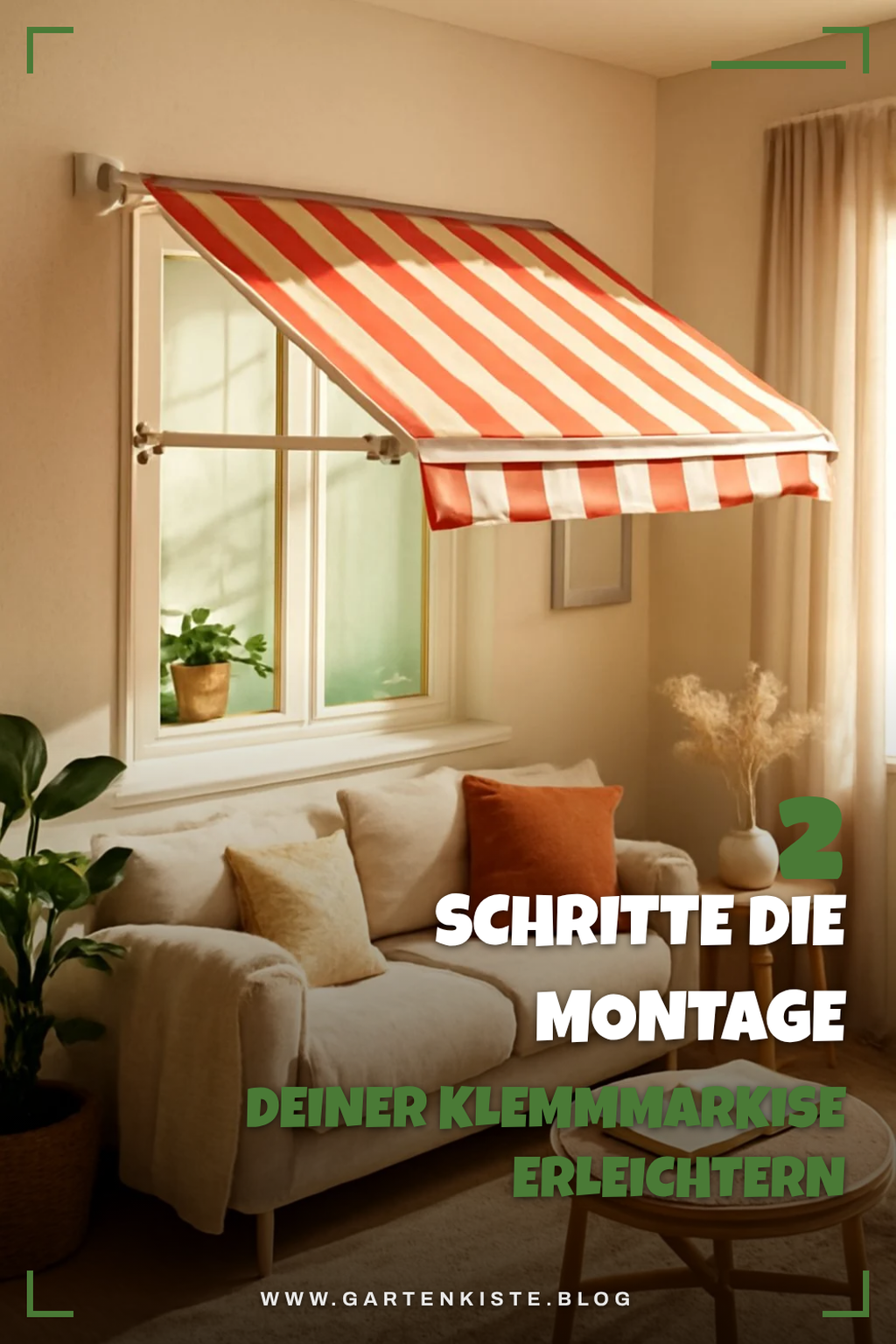 So montierst du deine Klemmmarkise in 5 einfachen Schritten