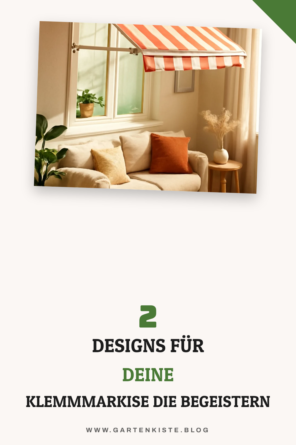 Stylische Designs für Klemmmarkisen