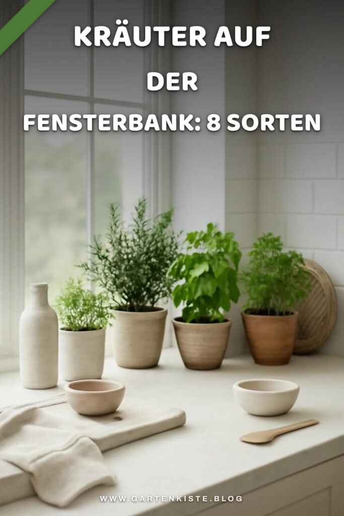 Kräuter auf der Fensterbank: 8 Sorten für die Küche