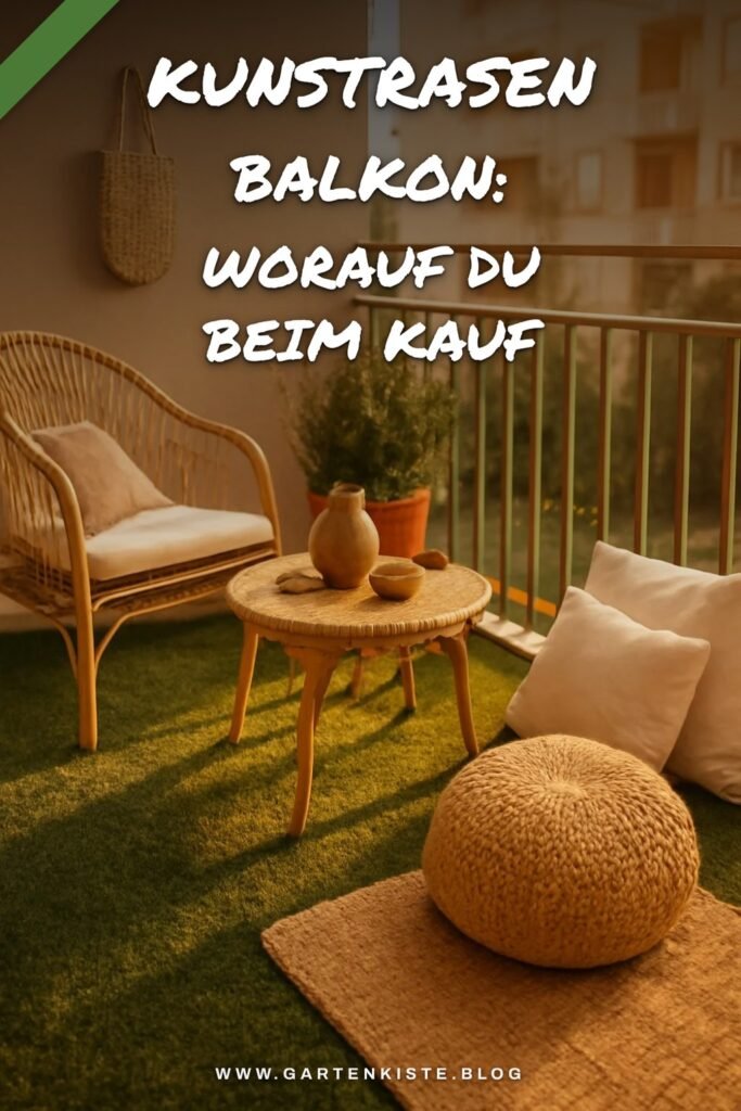Kunstrasen Balkon: Worauf du beim Kauf achten musst