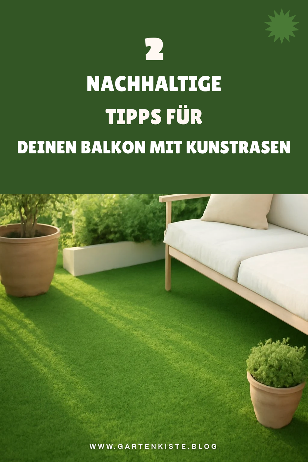 Nachhaltigkeit von Kunstrasen