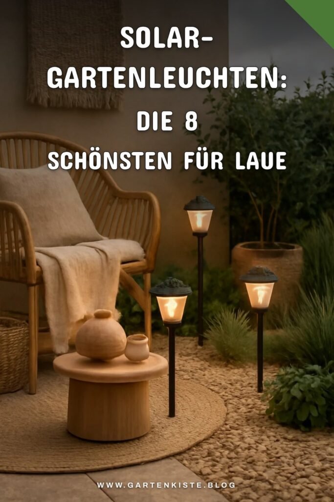 Solar-Gartenleuchten: Die 8 schönsten für laue Abende