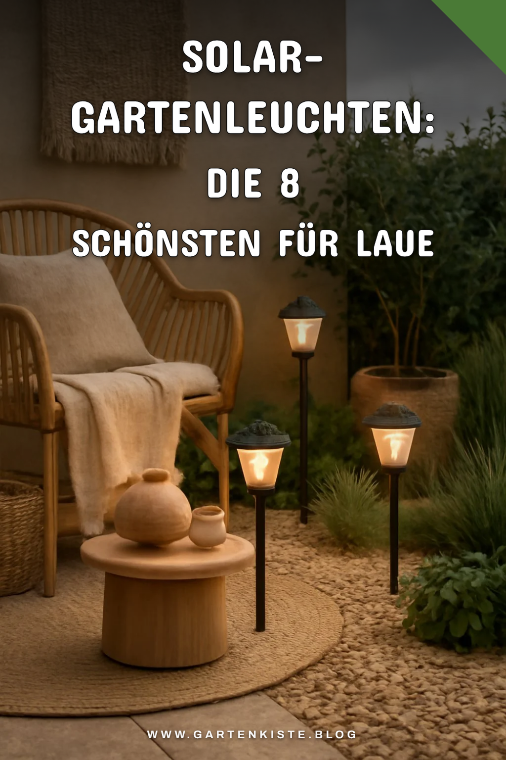 Solar-Gartenleuchten: Die 8 schönsten für laue Abende — Gartengestaltung Solar-Gartenleuchten