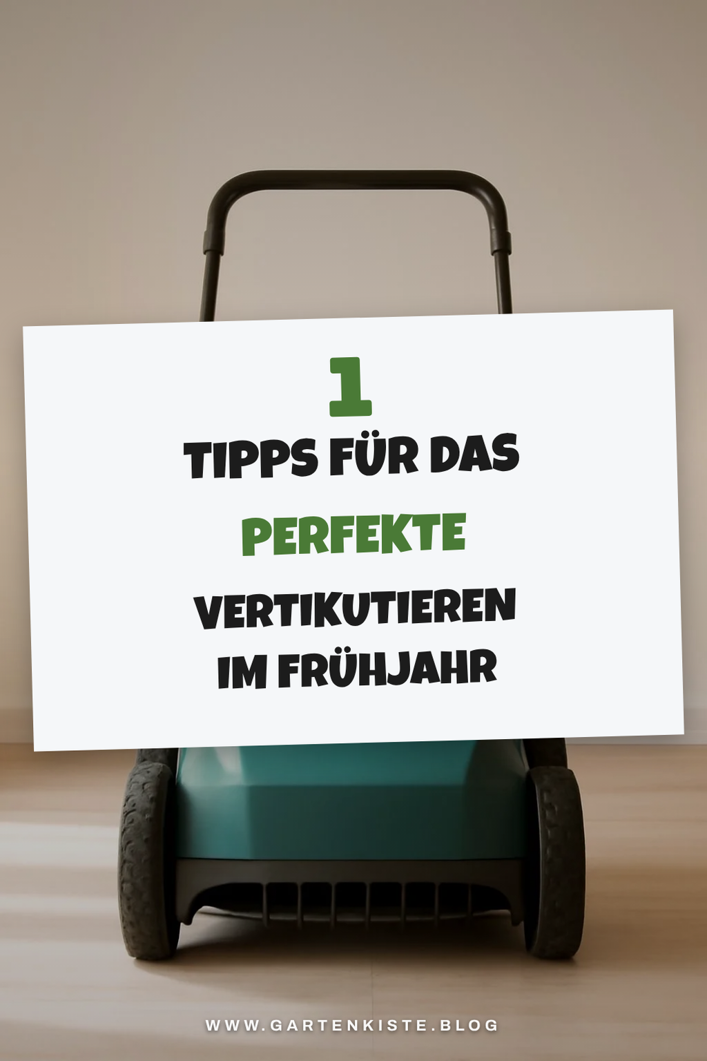 Wann ist der beste Zeitpunkt für das Vertikutieren?