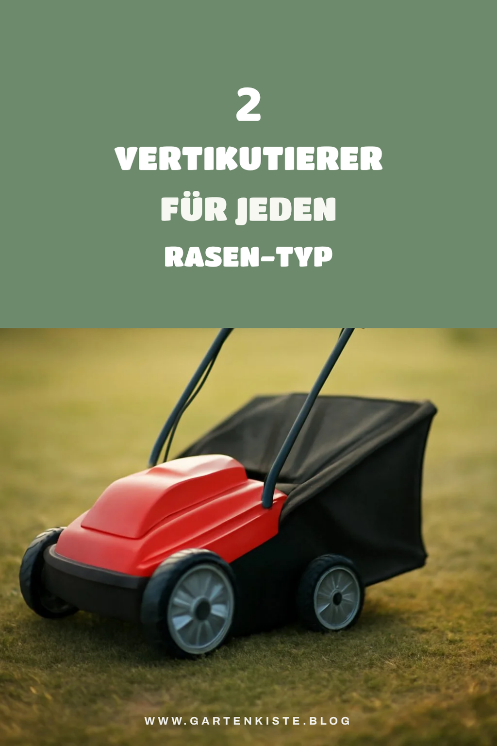 Vertikutierer für verschiedene Rasenarten