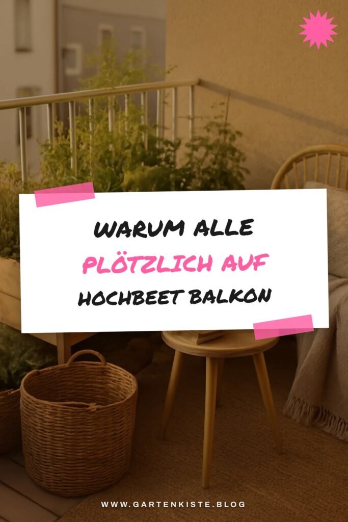 Warum alle plötzlich auf Hochbeet Balkon setzen (und du auch solltest)