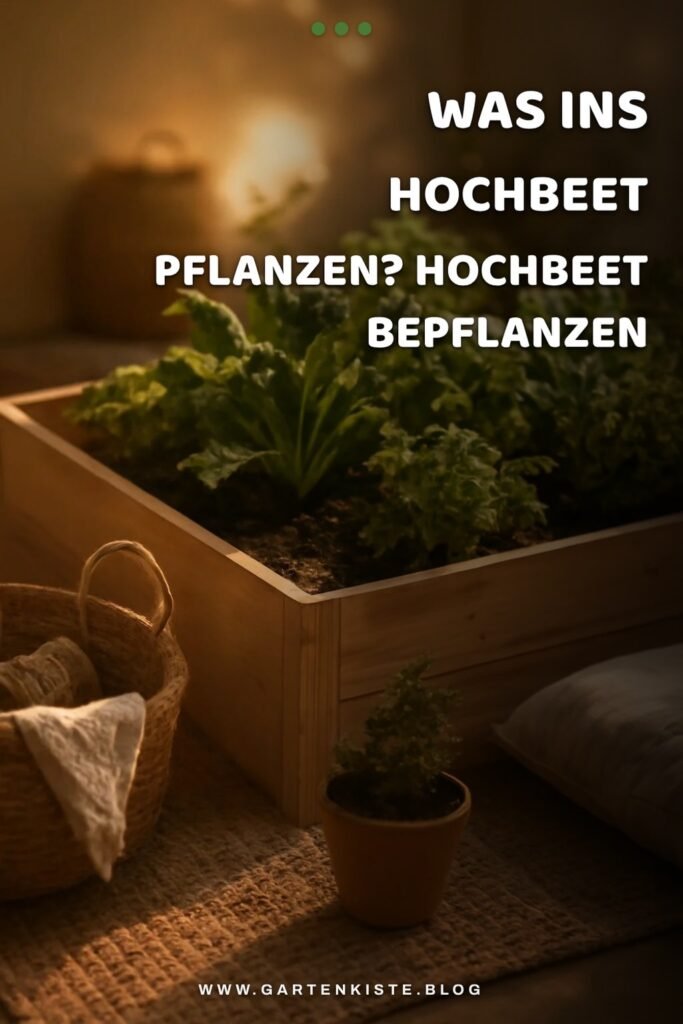 Was ins Hochbeet pflanzen? Hochbeet bepflanzen für Anfänger