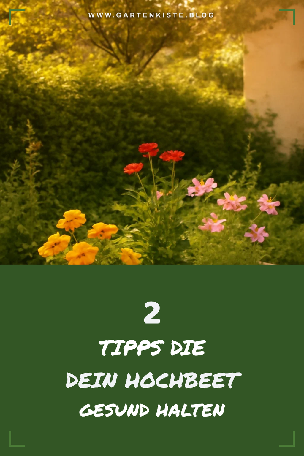 Diese 2 Tipps für die Pflege deines Hochbeets