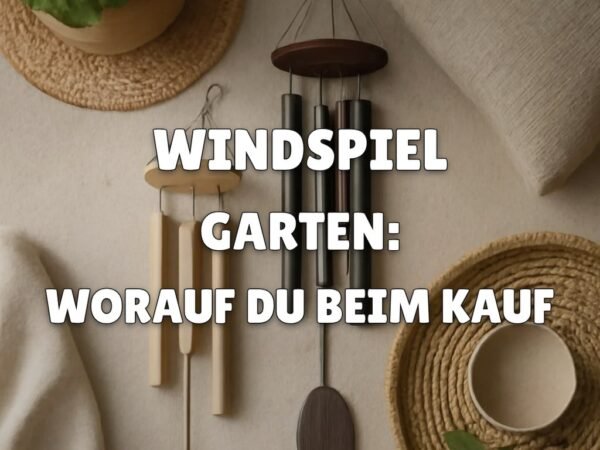 Windspiel Garten: Worauf du beim Kauf achten musst