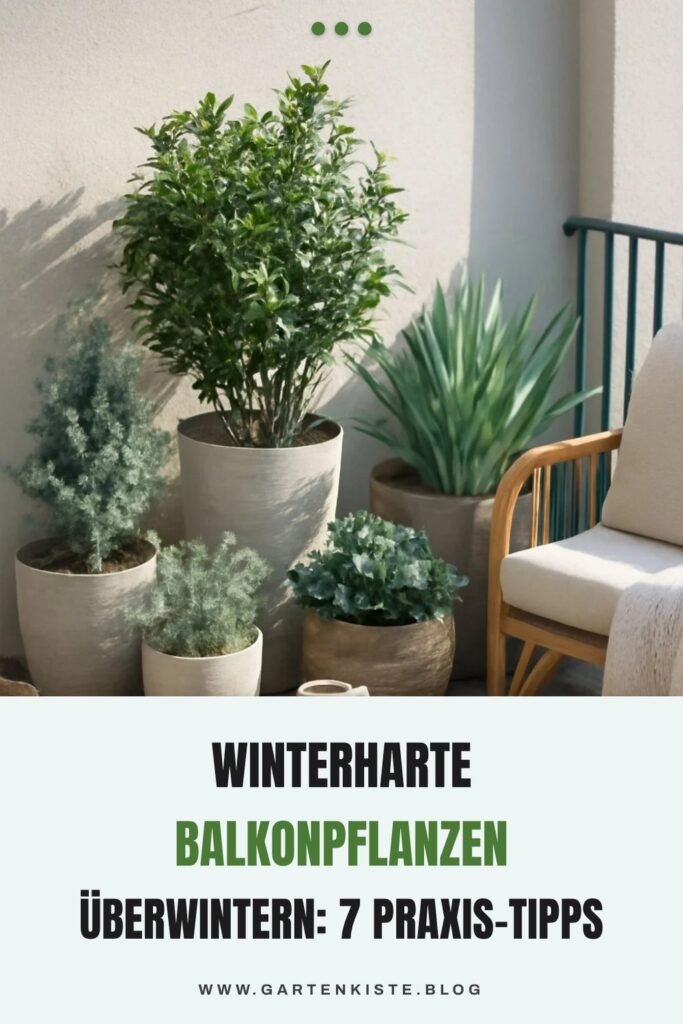 Winterharte Balkonpflanzen überwintern: 7 Praxis-Tipps