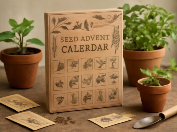 Adventskalender mit Saatgut selber machen ohne Vorkenntnisse